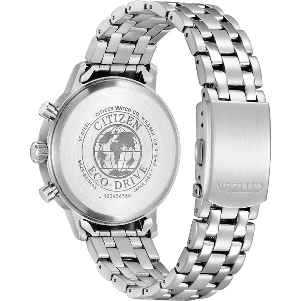 Citizen Classic Blue Dial Stainless Steel Eco-Drive CA7060-88L