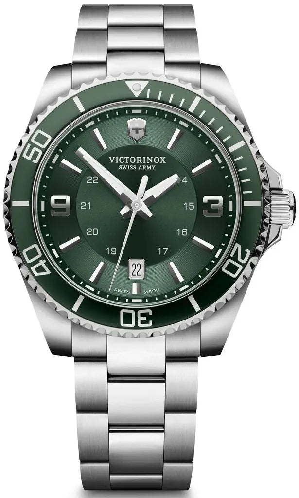 Victorinox Maverick Green Dial 241934 100M Men's Watch