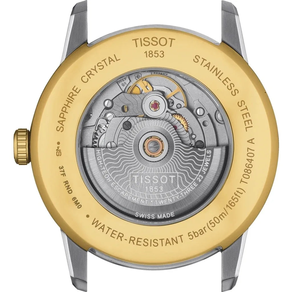Tissot T-Classic Luxury Powermatic 80 Silver Dial T086.407.22.037.00