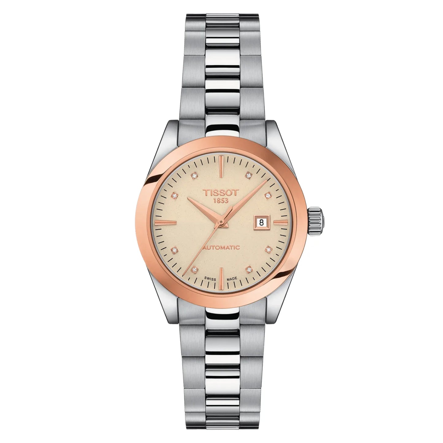 Tissot T-Gold T-My Lady Diamond Accents 18K Gold Automatic T930.007.41.266.00 Women's Watch
