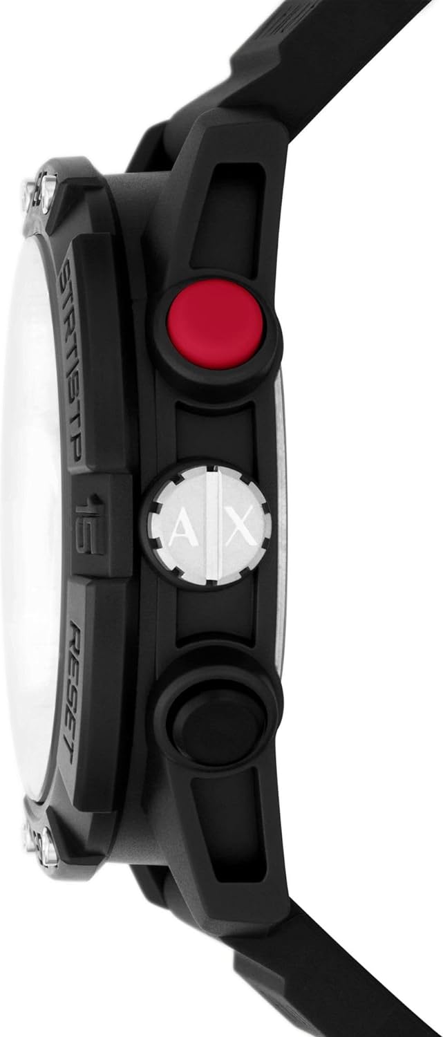 Armani Exchange D-Bolt Analog Digital Silver Dial Quartz AX2960 100M