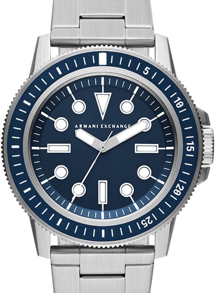 Armani Exchange Stainless Steel Blue Dial Quartz AX1861