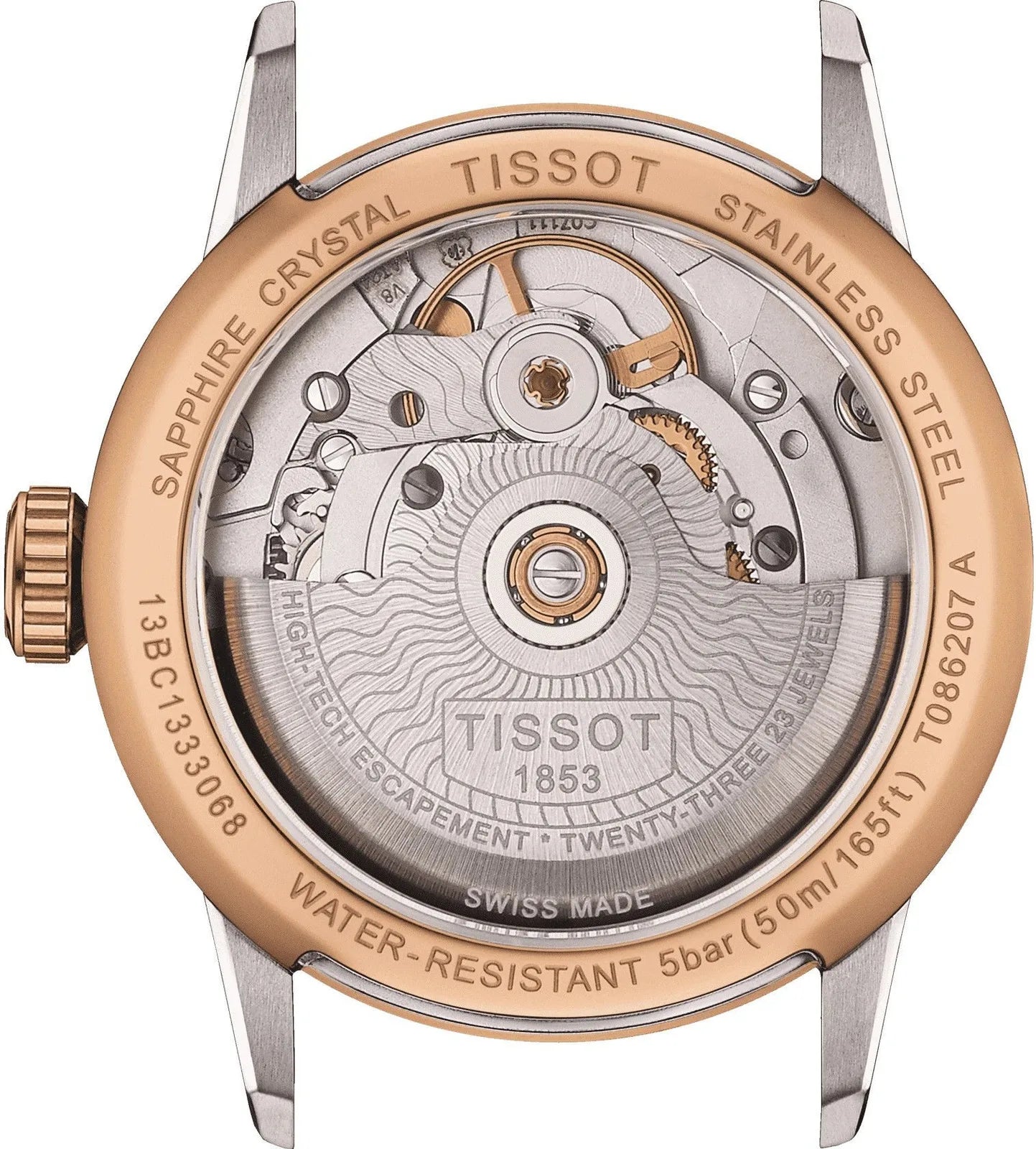 Tissot Luxury Powermatic 80 Diamond Accents Automatic T086.207.22.116.00 Women's Watch