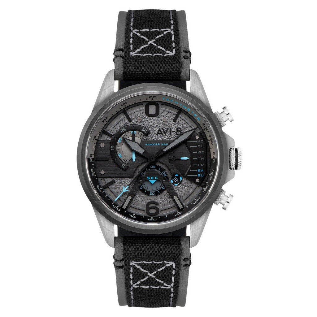 AVI-8 Hawker Harrier Dual Retrograde Chronograph Smoke Grey Dial AV-4056-08