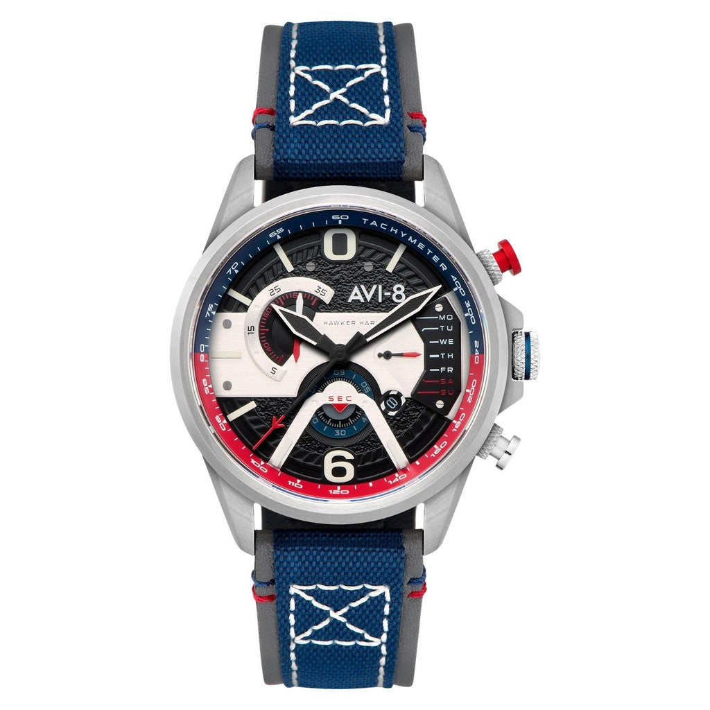 AVI-8 Hawker Harrier Dual Retrograde Chronograph Admiral Black AV-4056-09