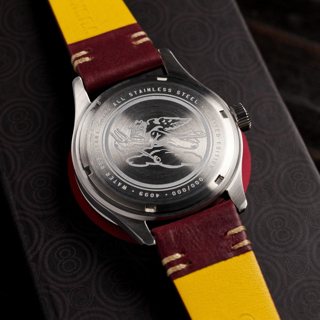 AVI-8 Flyboy Tuskegee Airmen Limited Edition Ramitelli Red Dial AV-4103-04