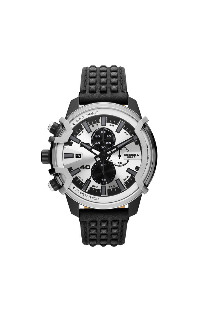 Diesel Griffed Chronograph Leather Quartz DZ4571 Men's Watch