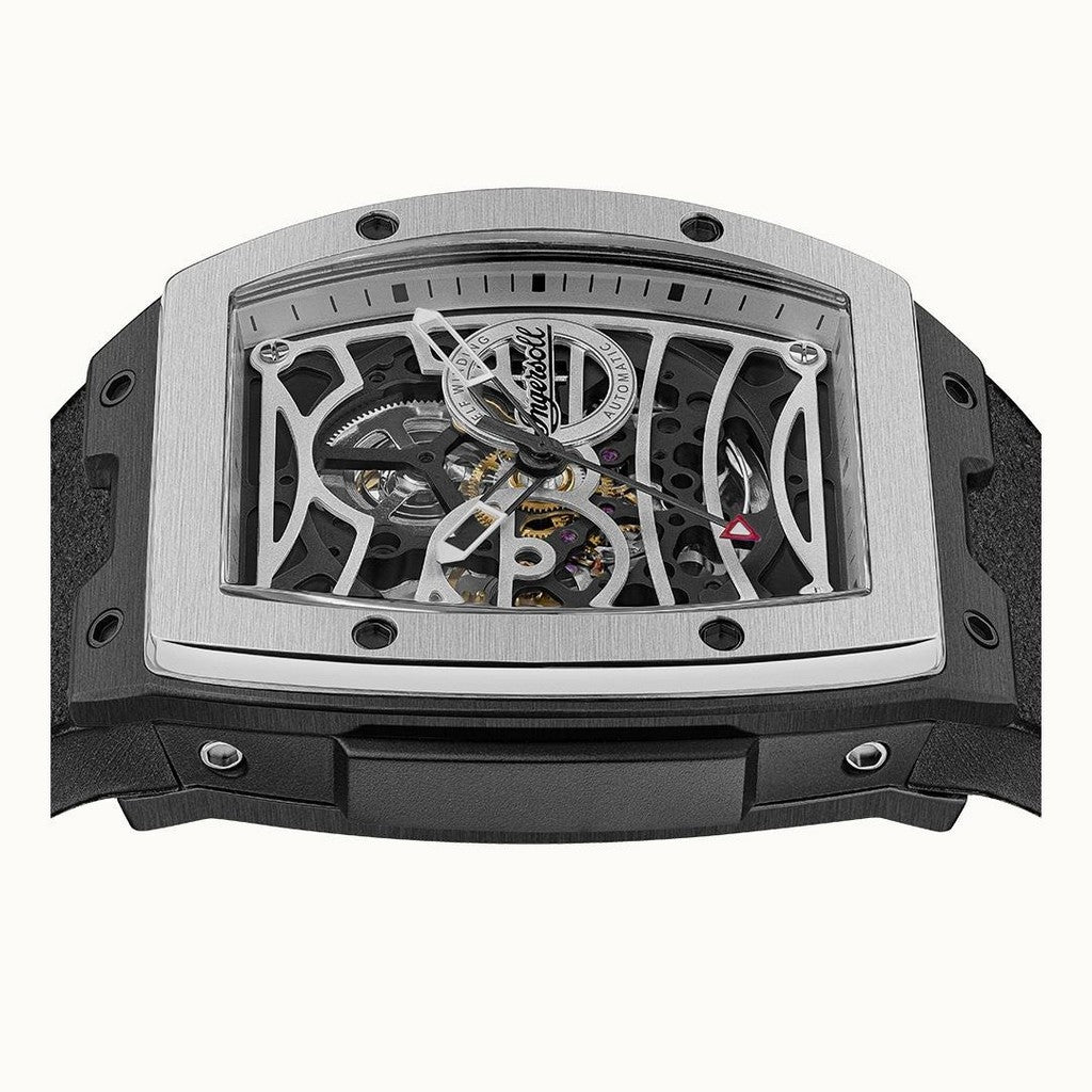 Ingersoll The Challenger Silver Skeleton Dial Men's Watch