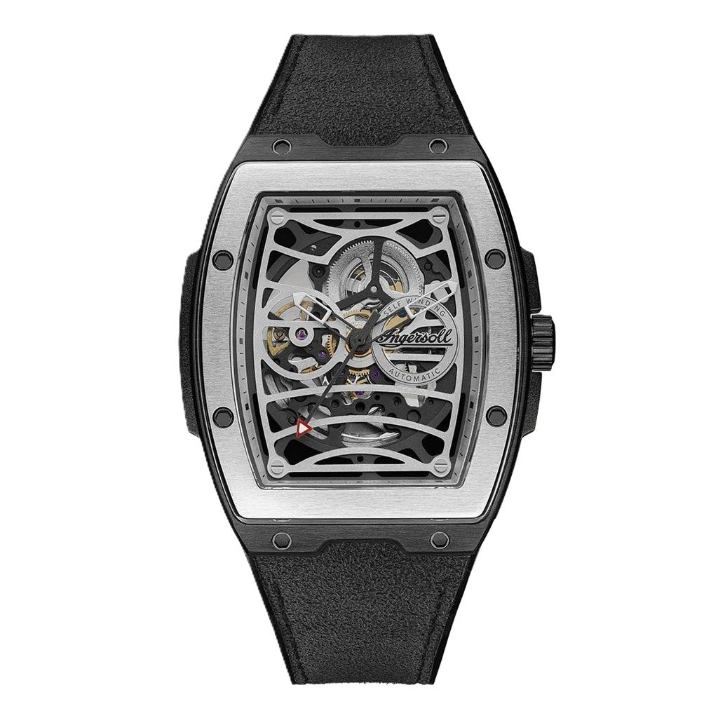 Ingersoll The Challenger Silver Skeleton Dial Men's Watch