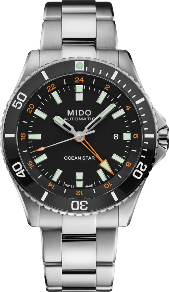 Mido Ocean Star GMT Automatic Diver's M026.629.11.051.01 200M Men's Watch