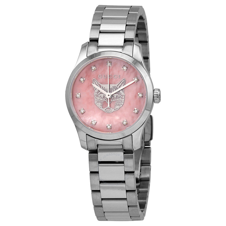 Gucci G-Timeless Diamond Accents Women's Watch