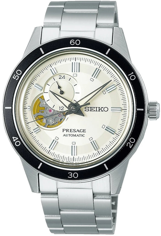 Seiko Presage Style 60's Open Heart Cream Dial Automatic SSA423J1