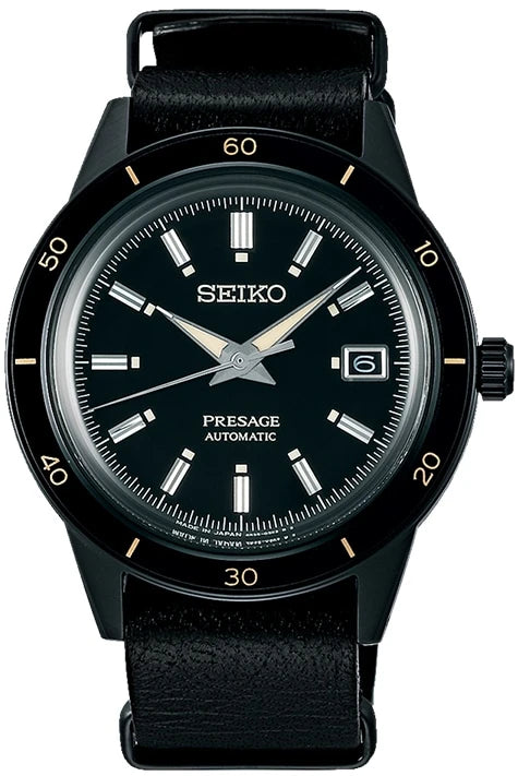 Seiko Presage Style60s Black Dial Automatic SRPH95 SRPH95J1 SRPH95J Men's Watch