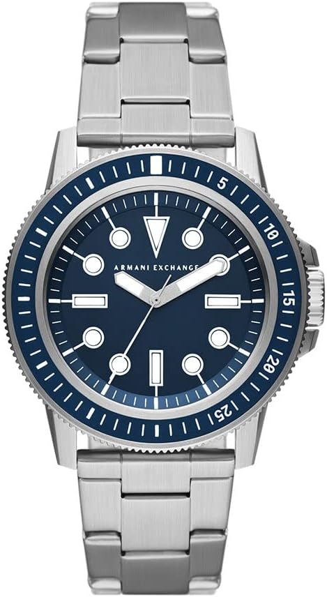 Armani Exchange Stainless Steel Blue Dial Quartz AX1861