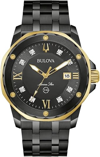 Bulova Marine Star Diamond 100M Men's Watch