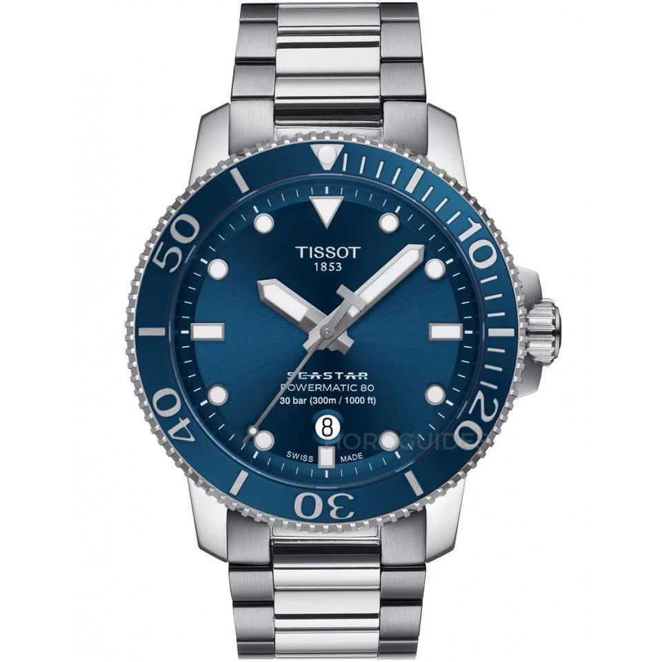 Tissot Seastar 1000 Professional Powermatic 80 Blue Dial Diver's T120.407.11.041.03 300M