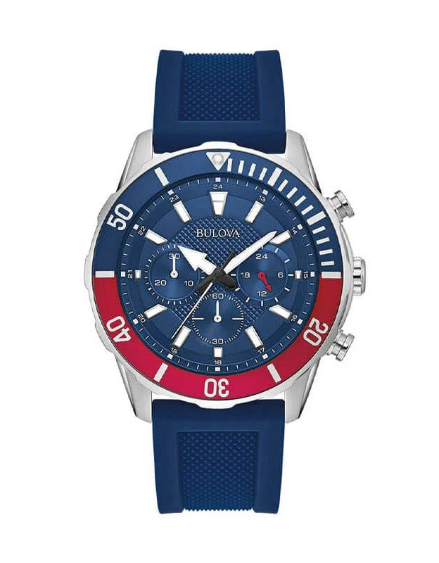 Bulova Sports Chronograph 100M Men's Watch With Gift Set