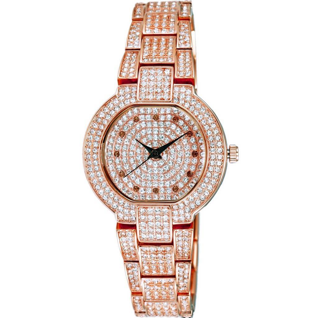 Adee Kaye Astonish Collection Crystal Accents Rose Gold