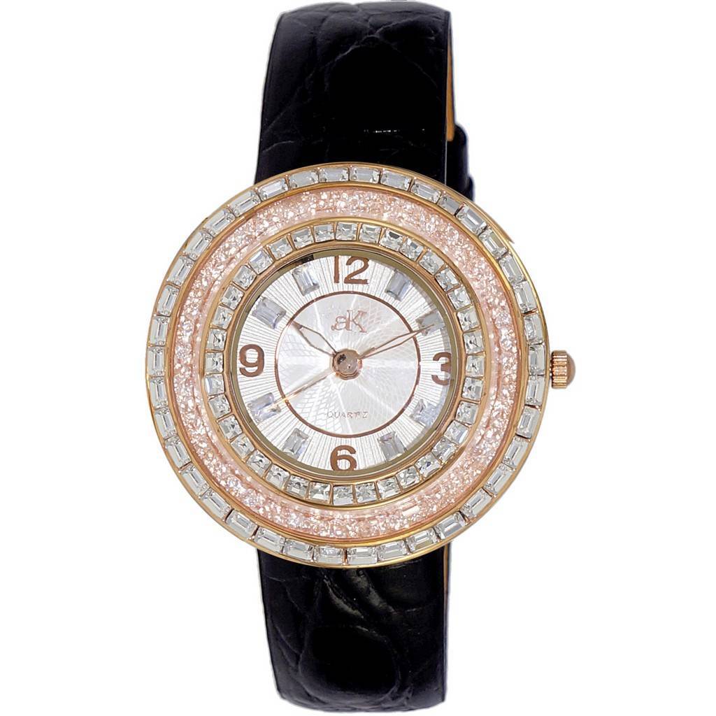 Adee Kaye Facceta Collection Crystal Accents White Mother Of Pearl