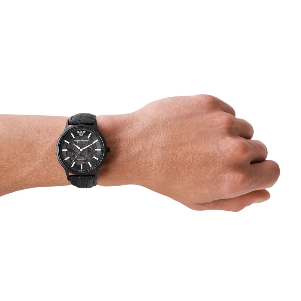 Emporio Armani Skeleton Leather Automatic AR60042