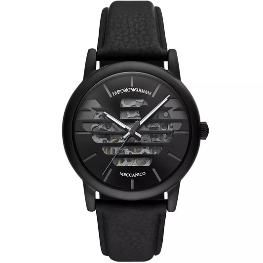 Emporio Armani Luigi Skeleton Leather Automatic AR60032