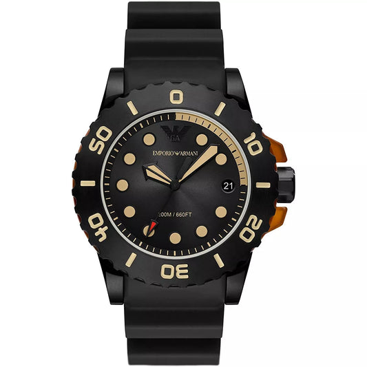 Emporio Armani Aqua Black Diver's AR11539 200M