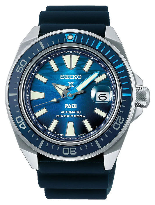 Seiko Prospex Samurai PADI Special Edition Blue Dial Automatic Diver's SRPJ93K1 200M