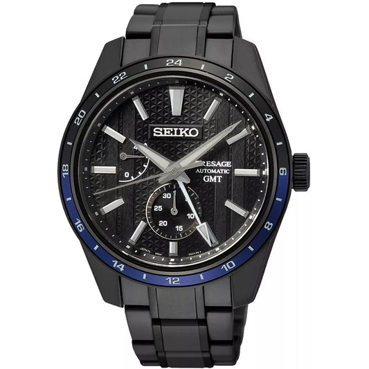 Seiko Presage Sharp Edged Series ZERO HALLIBURTON Limited Edition Black Dial Automatic  SPB271J1