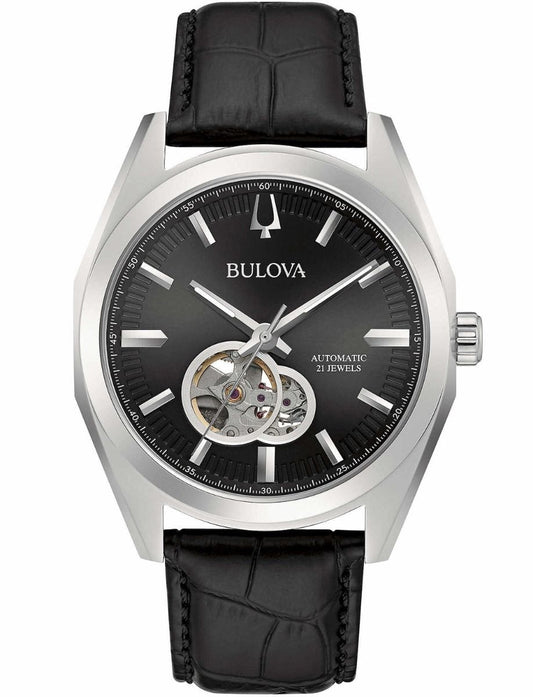 Bulova Surveyor Black Dial Automatic Men's Watch